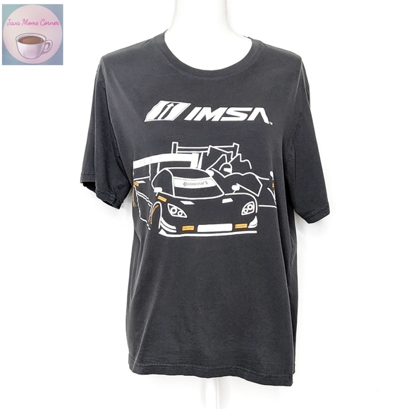 Continental Tops - Continental IMSA Racing Crew Neck Graphic T Gray